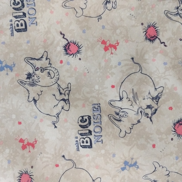 Dr. Seuss Horton Hears A Who Nursing Scrub Top - Picture 4 of 4